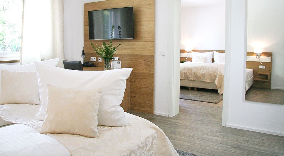 A bright retreat in the guesthouse